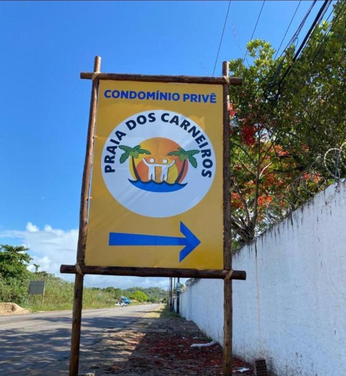 Casa Cinza Na Praia Dos Carneiros Em Condominio A Beira-Mar מראה חיצוני תמונה