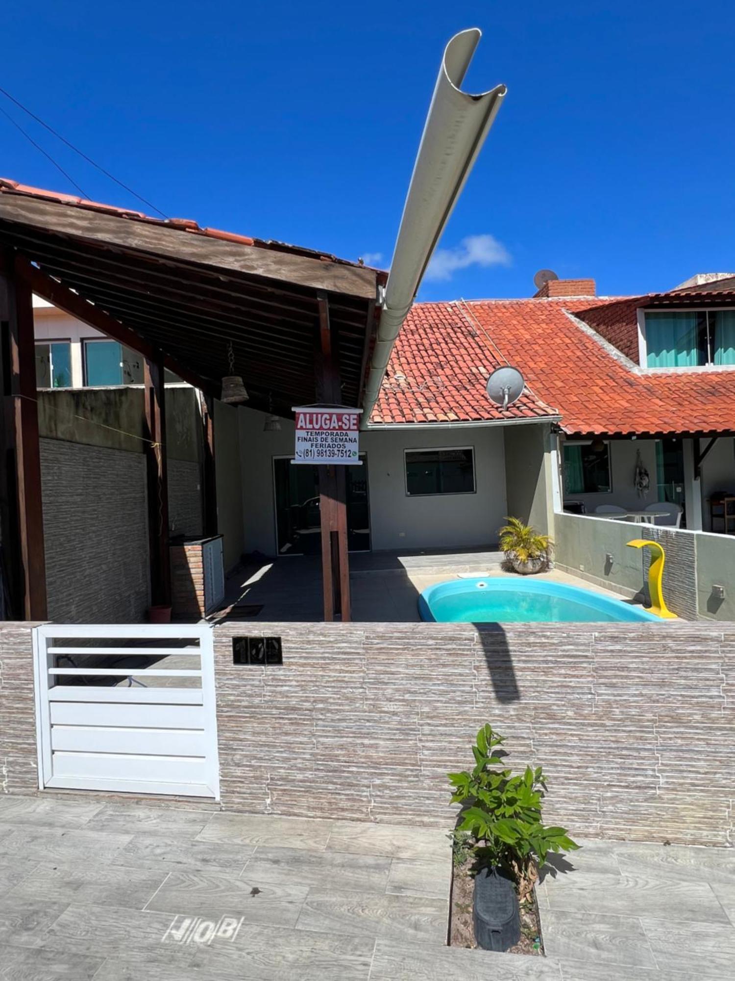 Casa Cinza Na Praia Dos Carneiros Em Condominio A Beira-Mar מראה חיצוני תמונה